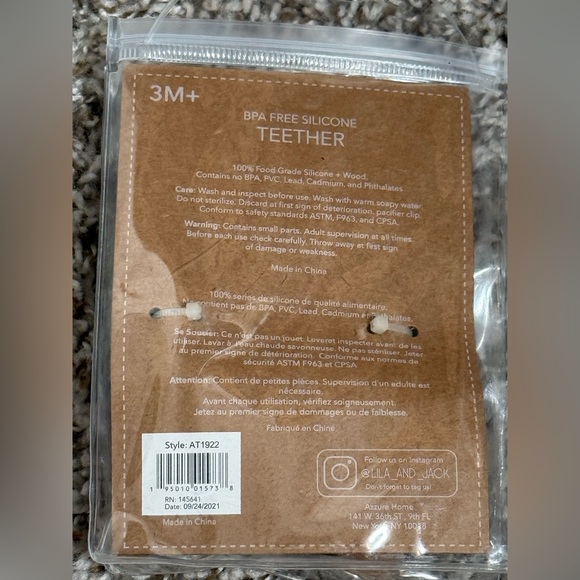 Lila & Jack Silicone Beaded Teether - Picture 3 of 6